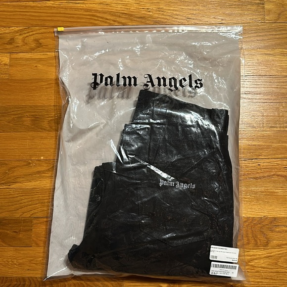 PALM ANGELS Men Logo BW Loose 5 Pockets Jean - Size 30 - New - Picture 14 of 16